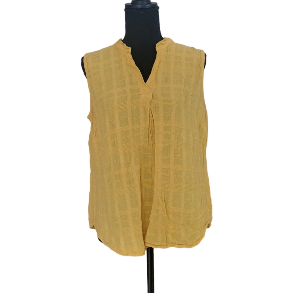 Van Heusen Mustard Yellow Tank Top